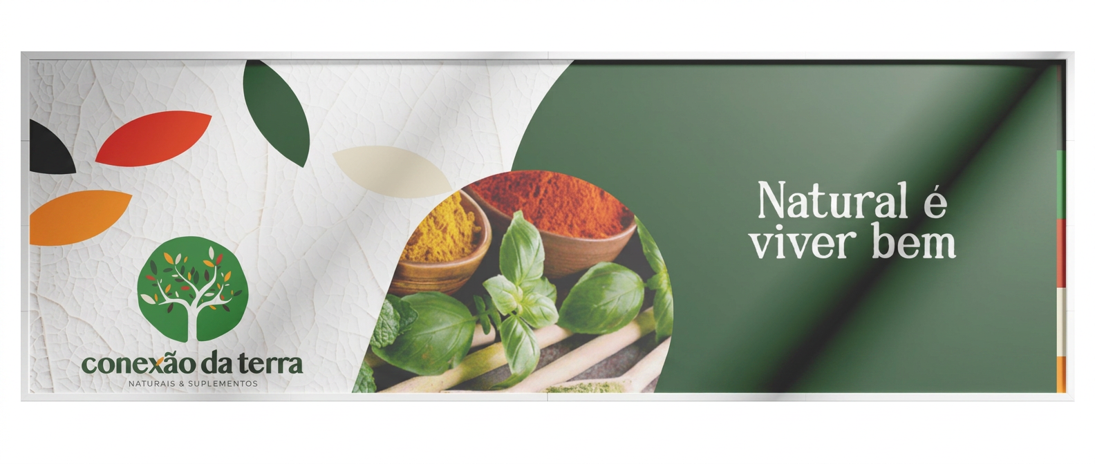Conexão da Terra · Natural é viver bem